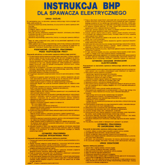 Instrukcja BHP dla spawacza elektrycznego (PCV) 250x350 Z IBM09 P