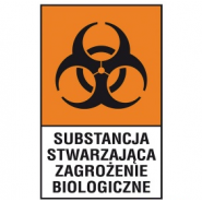 Substancja stwarzająca zagrożenie biologiczne (PCV) 200x300  Z 130CH P
