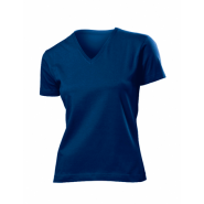 T-shirt damski V-NECK150 WOMAN GRANATOWY