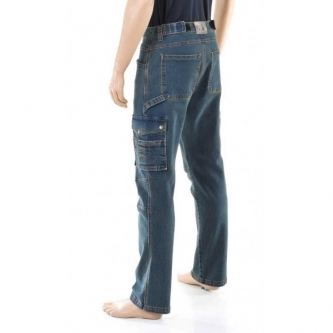 Spodnie z dżinsu ze streczem BETA 7525 NIEBIESKIE
