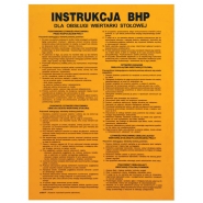 Instrukcja BHP przy wiertarce stołowej (PCV) 310x420 Z IBM24 P