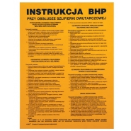 Instrukcja BHP przy szlifierce dwutarczowej (PCV) 330x460 Z IBM28 P