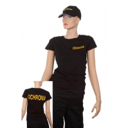 T-shirt damski CMD150 WOMAN CZARNY OCHRONA-Ż