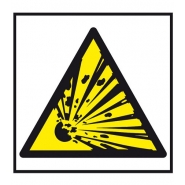 Niebezpieczeństwo wybuchu materiały wybuchowe (PCV) 200x200 Z 16P PT