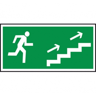 Kierunek do wyjścia schodami w górę  (PCV) 150x300  Z 5E PT
