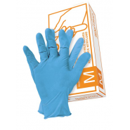 Rękawice nitrylowe bezpudrowe RNITRIO NIEBIESKI (100szt)